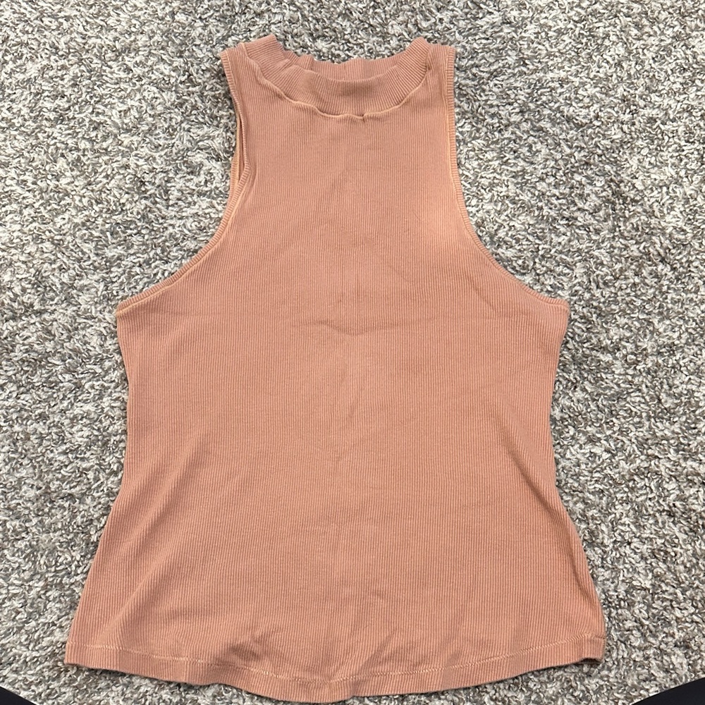 SKIMS Sleeveless Brown Tank Top